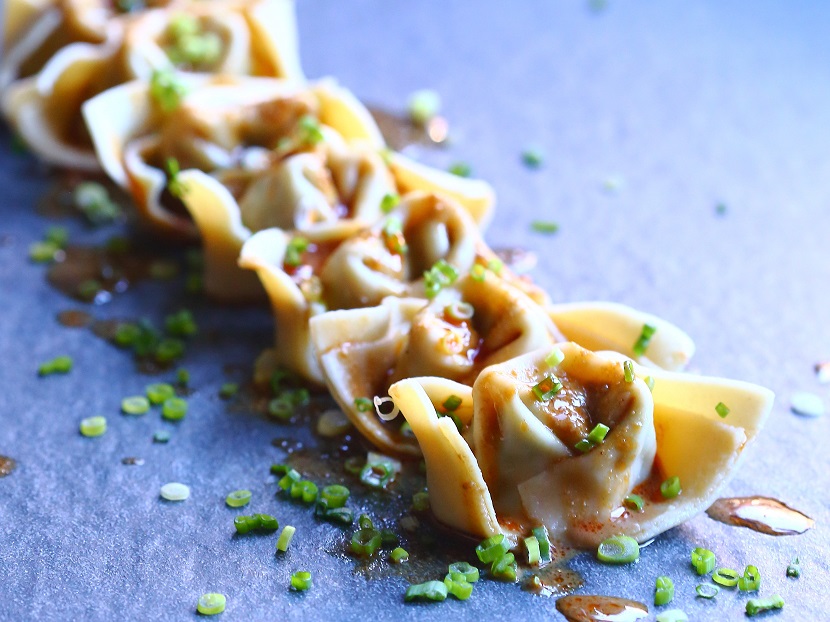 These Shanghai-style wontons, using larger wrappers and stuffed with a mixture of vegetables and meat, are perfect for one-dish meal.