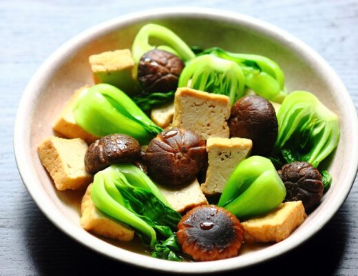 This tofu stew, with tender bok choy and fragrant shiitake mushroom, is one of the best feel-good dishes.