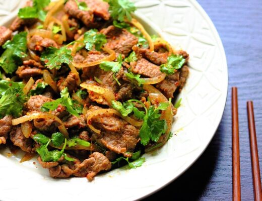 This stir-fried lamb, brimming with flavors from the Xibei region of China, can add a nice splash of variety to your dinner routine and expand your Chinese recipe repertoire.