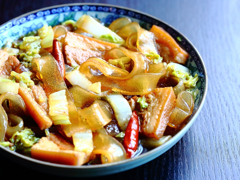This Dongbei-style stew, with silky cabbage and chewy potato noodles, is warming and comforting—great for cold weather.