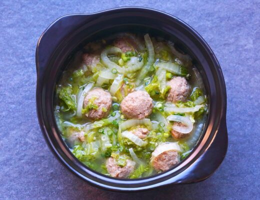 In this easy recipe, Chinese cabbage is paired with another versatile ingredient—meatballs.