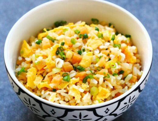 The flavorful bits of preserved radish to bring extra excitement to the egg fried rice