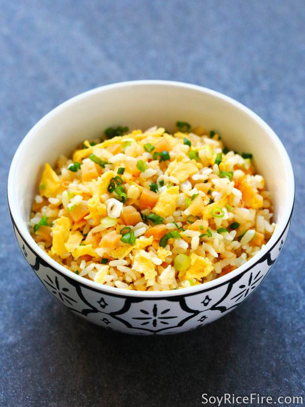 The flavorful bits of preserved radish to bring extra excitement to the egg fried rice