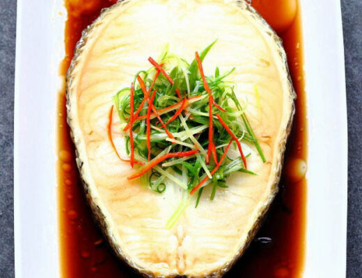 Steaming is a perfect method for cooking fish steaks.